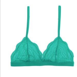 Cosabella Dolce soft bra. Bright Jade. Size Petite